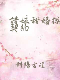 错嫁甜婚总裁的契约