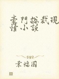 豪门总裁现代言情小说