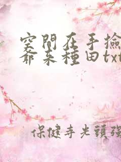 空间在手捡个王爷来种田txt