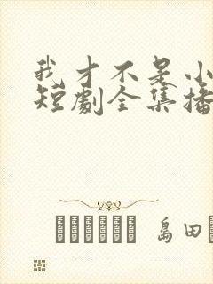 我才不是小可怜短剧全集播放