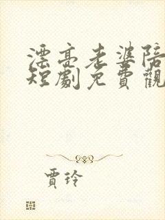 漂亮老婆陪过年短剧免费观看全集