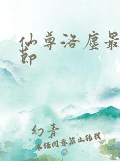 仙尊洛尘最新章节