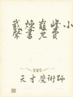 武炼巅峰小说有声书免费