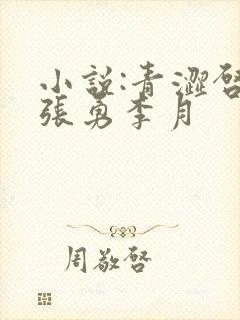 小说:青涩启蒙张勇李月