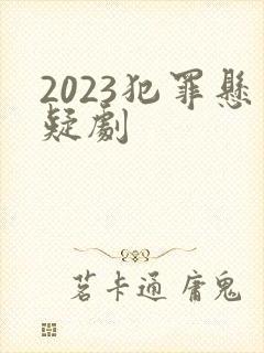 2023犯罪悬疑剧