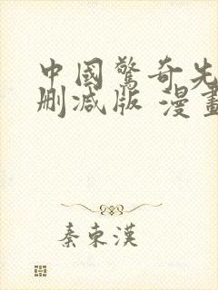 中国惊奇先生未删减版 漫画