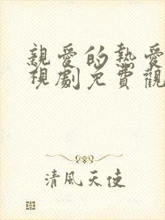 亲爱的热爱的电视剧免费观看全集完整版