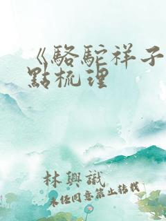 《骆驼祥子》考点梳理
