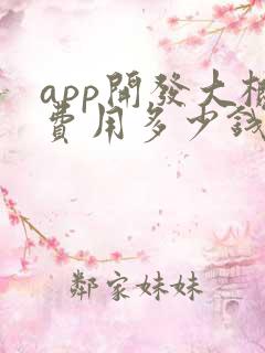 app开发大概费用多少钱