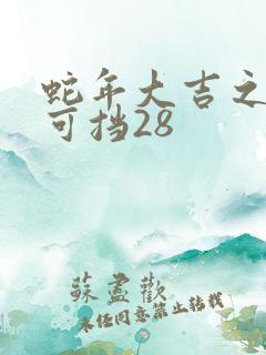 蛇年大吉之婚不可挡28