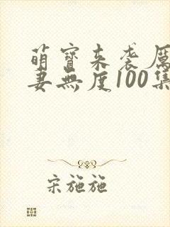 萌宝来袭厉总宠妻无度100集