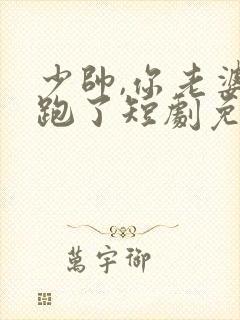 少帅,你老婆又跑了短剧免费播放