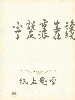 小说重生后我成了反派在线观看