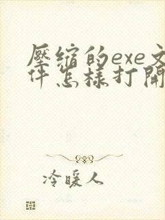 压缩的exe文件怎样打开