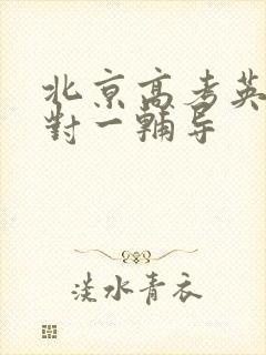 北京高考英语一对一辅导