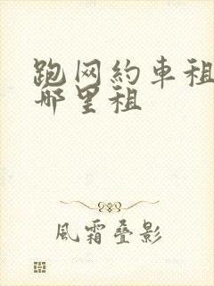 跑网约车租车去哪里租