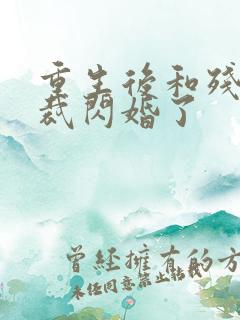 重生后和残疾总裁闪婚了