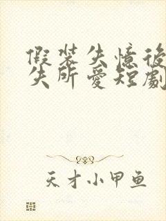 假装失忆后他永失所爱短剧免费观看