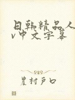 日韩精品人妻av中文字幕