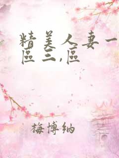 精美人妻一区二区三,区