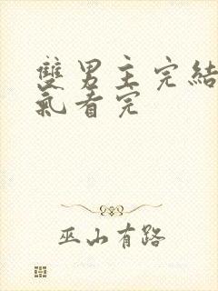 双男主完结一口气看完