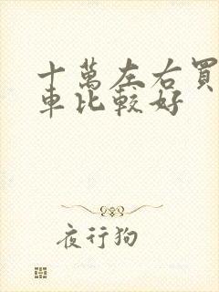 十万左右买什么车比较好