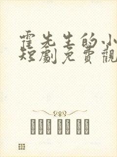 霍先生的小祖宗短剧免费观看