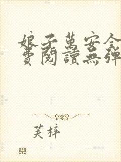 娘子万安全文免费阅读无弹窗笔趣阁