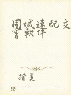 同城速配交友约会软件