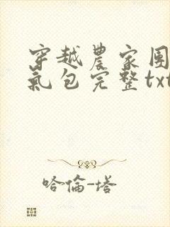 穿越农家团宠福气包完整txt下载