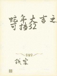 蛇年大吉之婚不可挡32