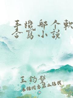 手机哪个软件适合写小说