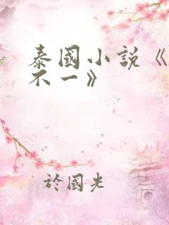 泰国小说《心口不一》