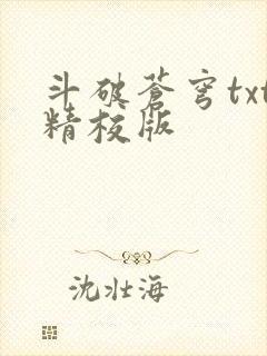 斗破苍穹txt精校版