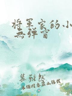 将军家的小娇娘 无弹窗