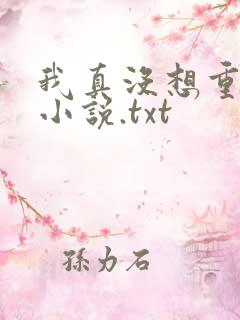我真没想重生啊小说.txt