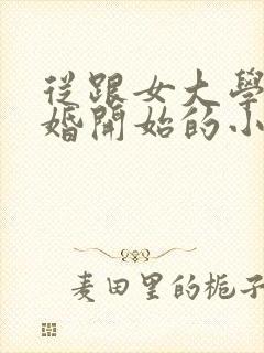 从跟女大学生离婚开始的小说