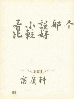 看小说哪个软件比较好