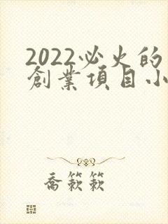 2022必火的创业项目小本生意