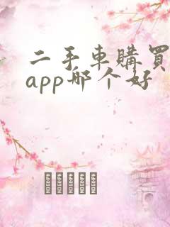 二手车购买平台app哪个好