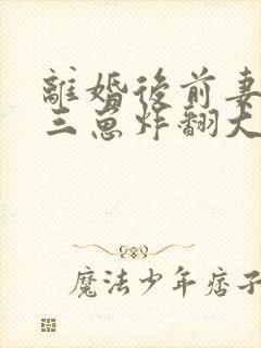 离婚后前妻带着三崽炸翻大佬集团