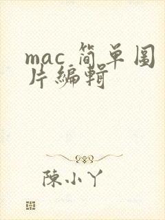 mac 简单图片编辑
