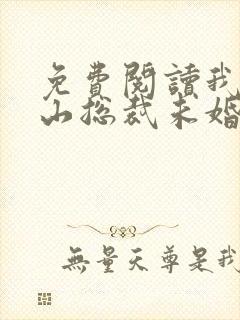 免费阅读我的冰山总裁未婚妻