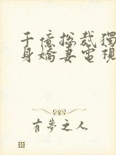 千亿总裁独宠替身娇妻电视剧