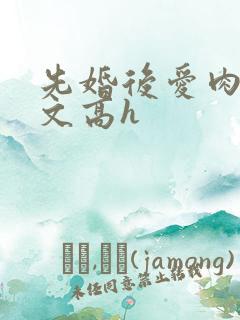 先婚后爱肉多荤文高h