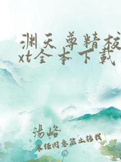 渊天尊精校版txt全本下载