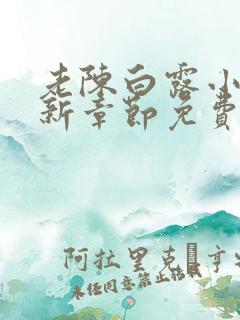 老陈白露小说最新章节免费阅读