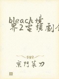 bleach境界2电视剧全集完整版