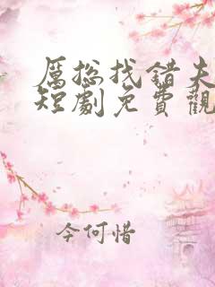 厉总找错夫人了短剧免费观看