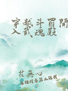 穿越斗罗开局加入武魂殿